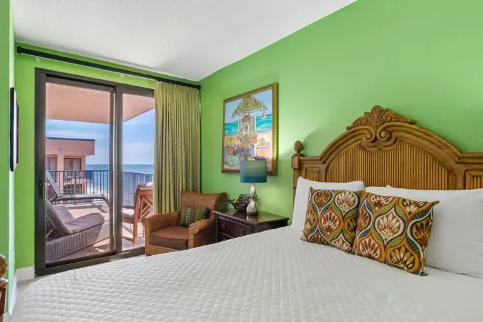 Guest Bedroom with balcony access