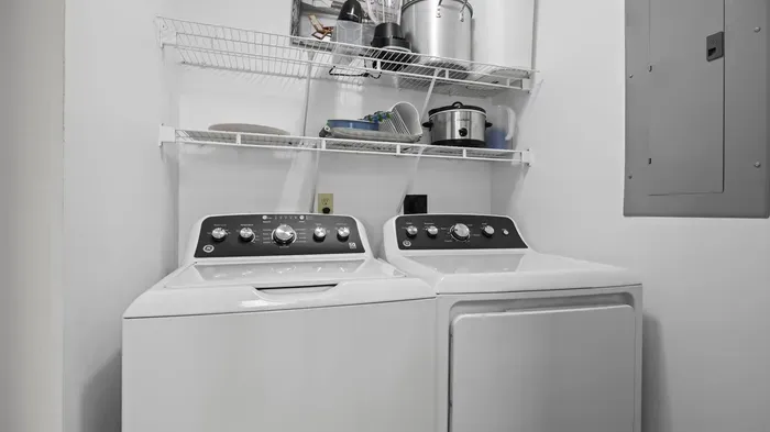In unit laundry room