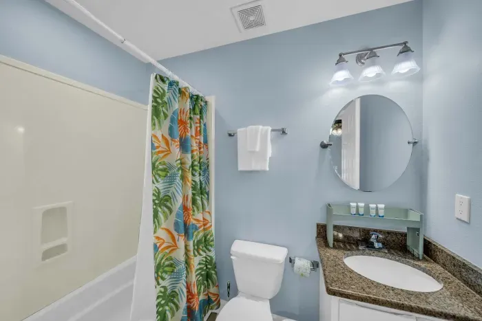 Second level primary bathroom