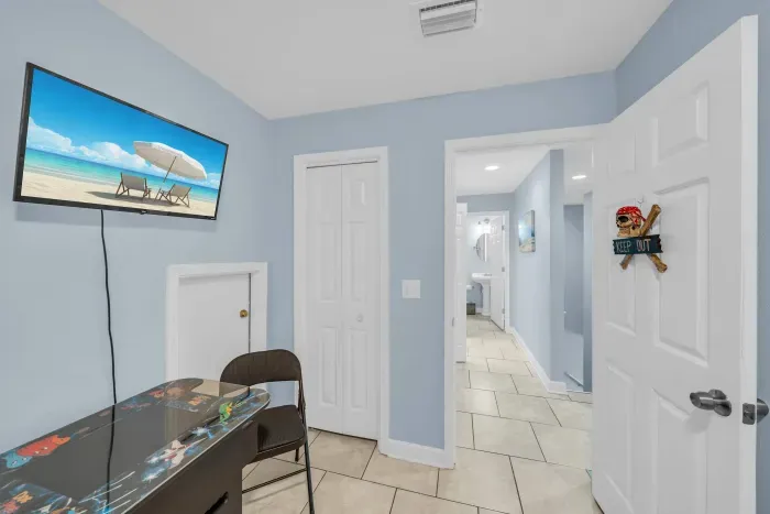 Second level guest bedroom