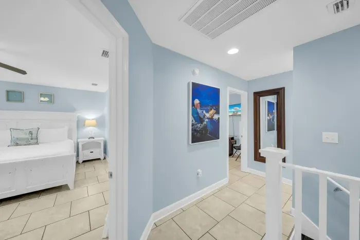 Top of the stairs hallway