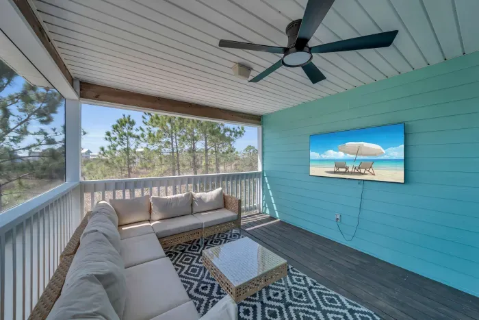 First Floor patio area