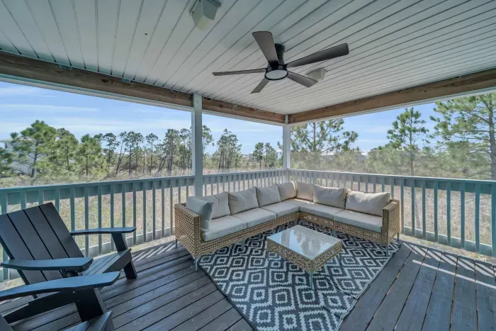 First Floor patio area