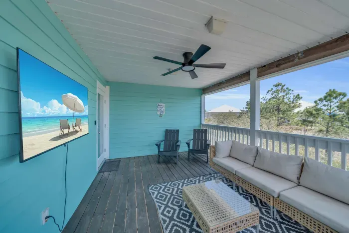 First Floor patio area