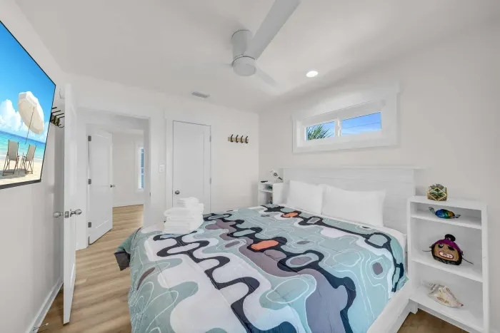 Primary bedroom with Queen size bed