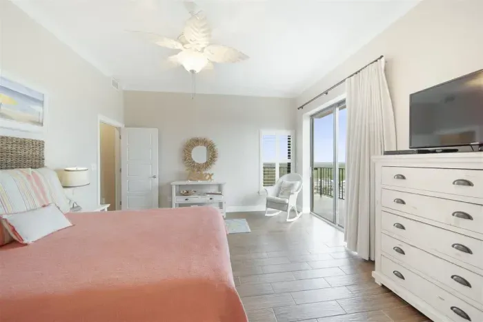 Guest Bedroom with balcony access