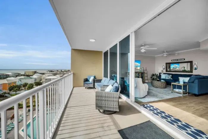 More balcony seating