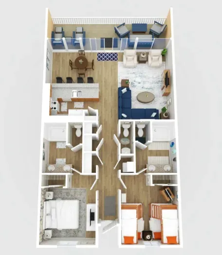 Floor Plan Sanibel 705
