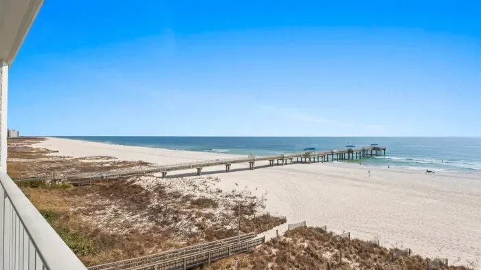 View of the Gulf from balcony