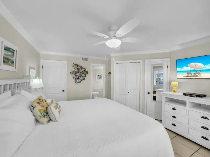 Primary bedroom with ensuite bathroom