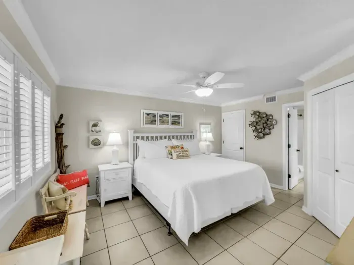 Primary bedroom with ensuite bathroom