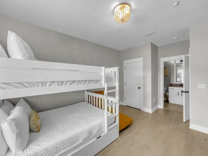 Second guest bedroom features ensuite bathroom