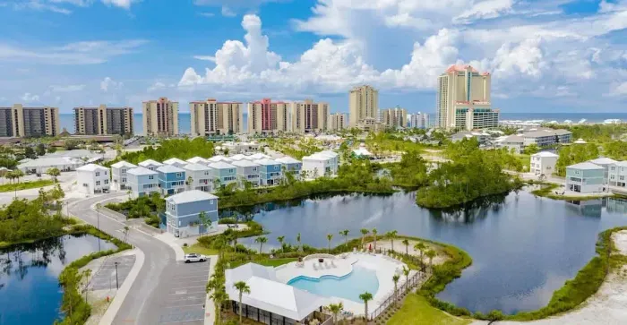 Subdivision Community Pool and Lake