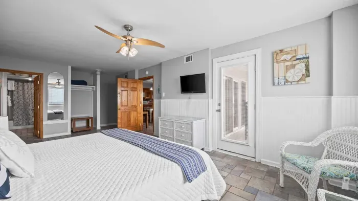 Primary bedroom with ensuite bathroom