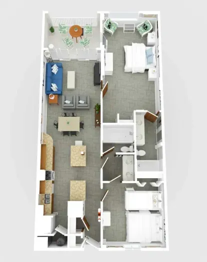 Floor Plan Castaways 1C