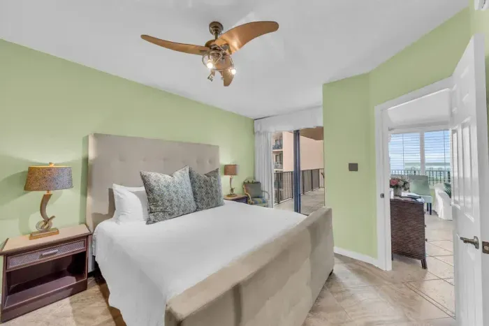 1st guest bedroom with king size bed