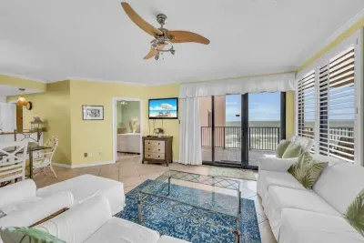 Living room with balcony access