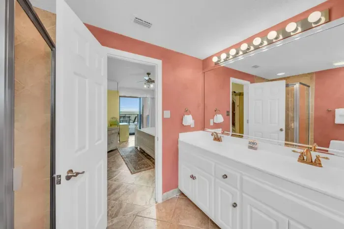 Primary attached bathroom