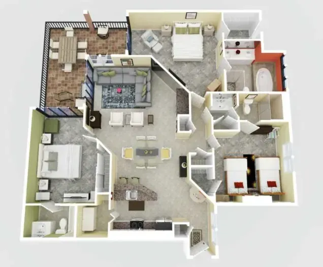 Floor Plan Four Season 804E