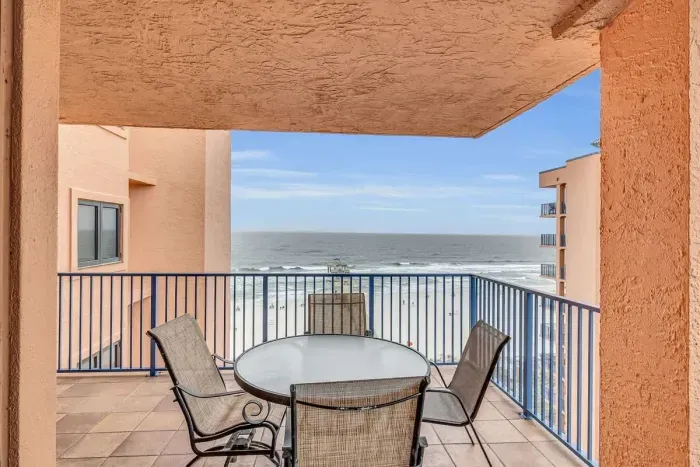 Beautiful view of the Gulf from balcony