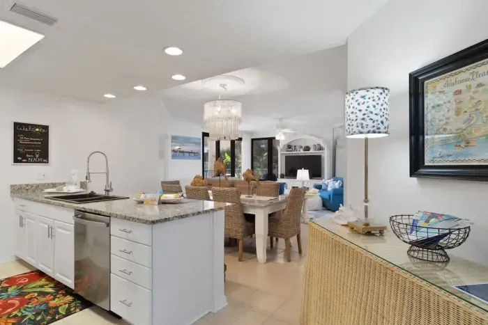 Living Room View from Kitchen