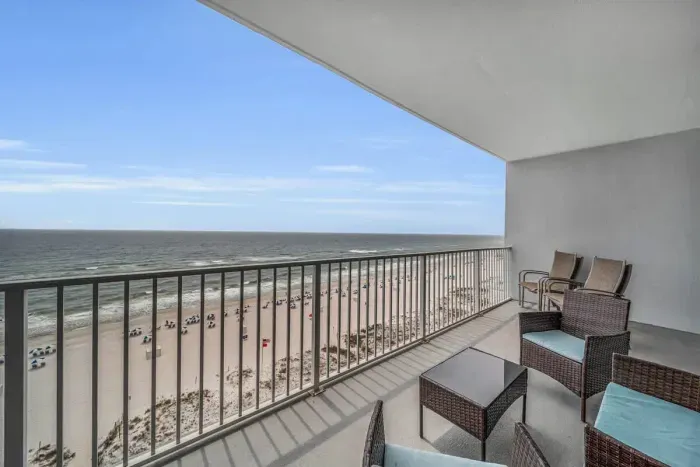 Balcony with Gulf views