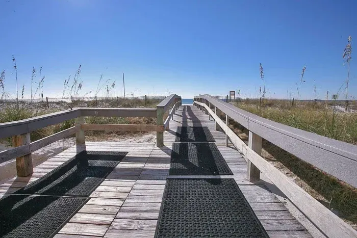 Boardwalk to beach
