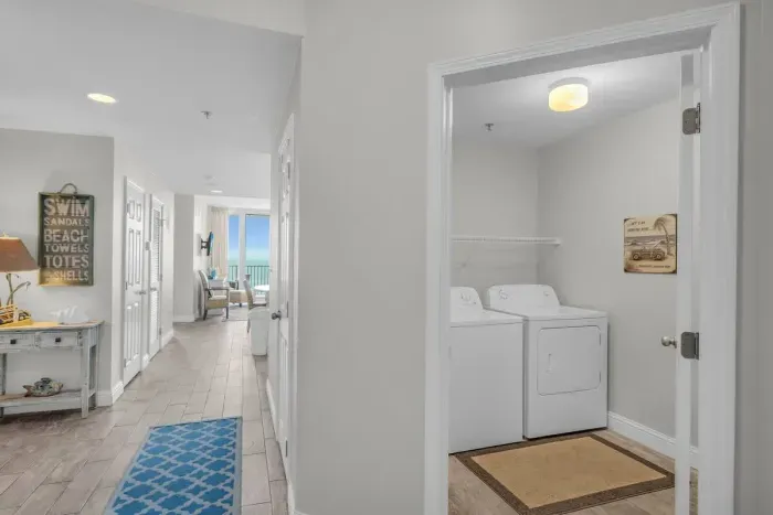 In unit washer and dryer