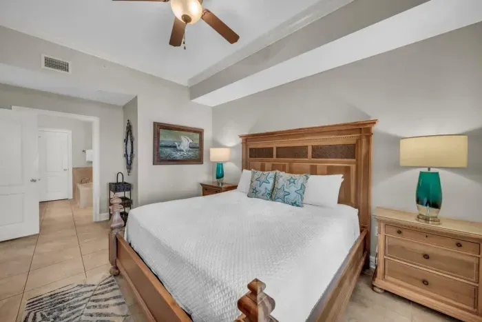 Primary bedroom with ensuite bathroom