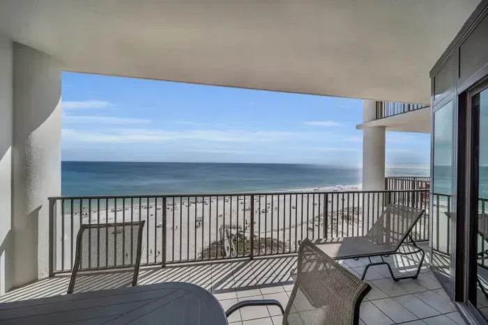 Gulf view from balcony