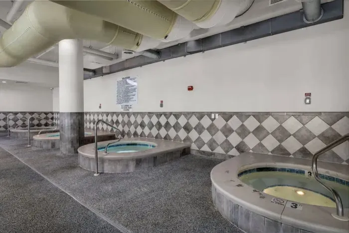 Indoor hot tub near the indoor pool