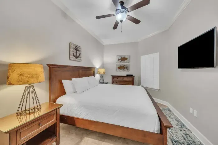 1st guest bedroom with king size bed