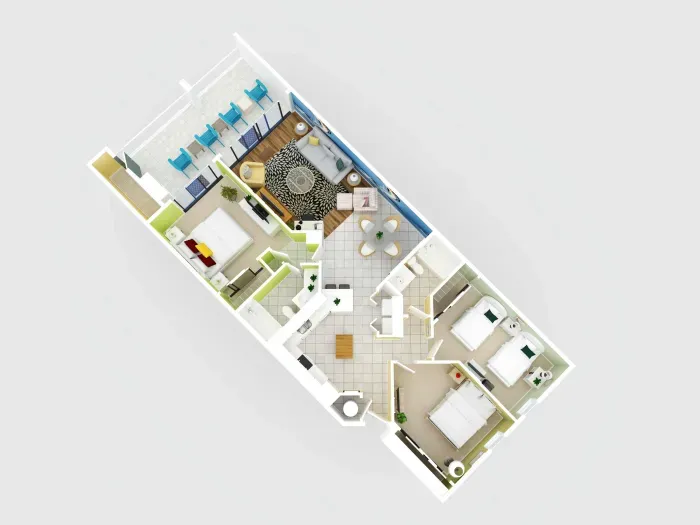Floor plan unit 602