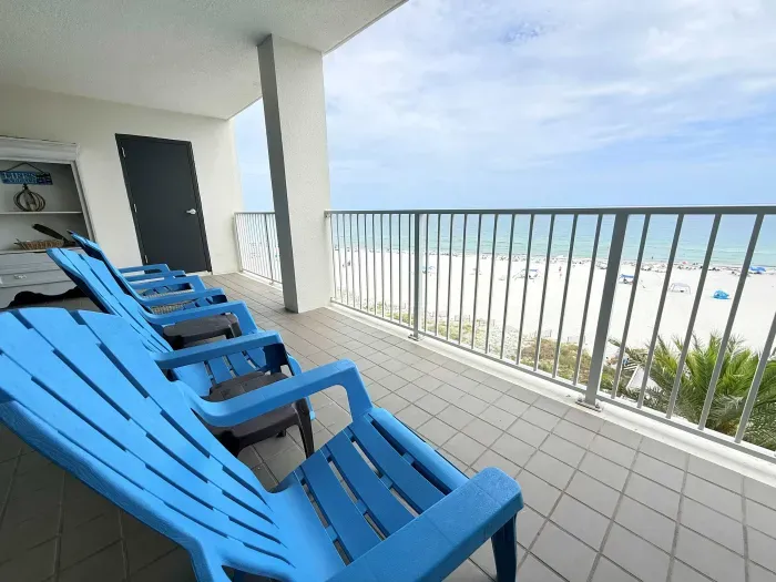 Gulf view balcony