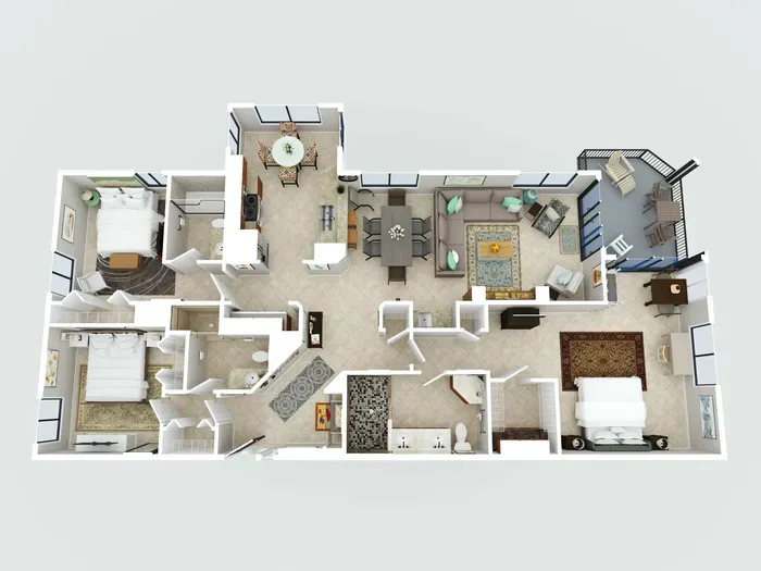 Broadmoor 701 floor plan