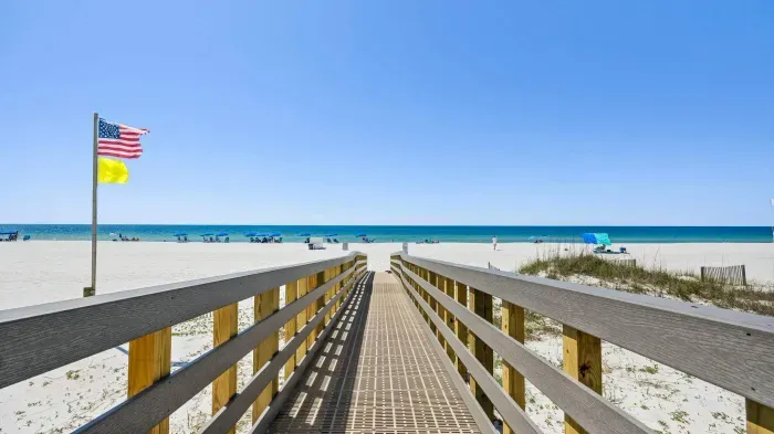 Boardwalk to beach