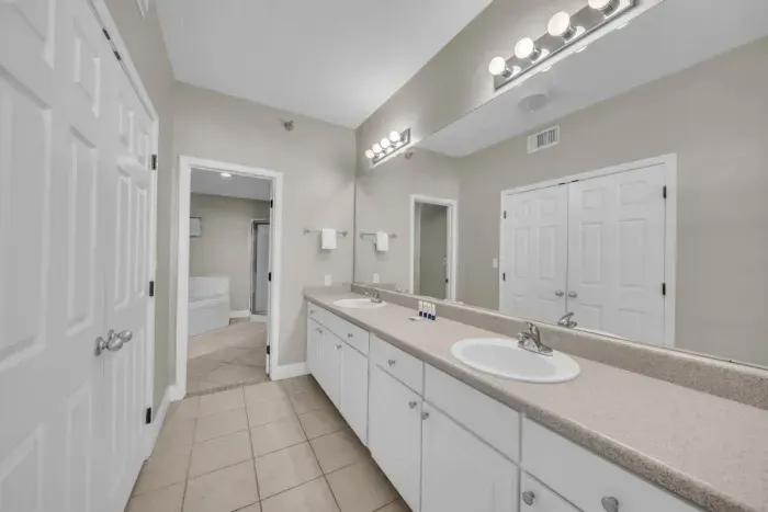 Dual Vanity in Private Bath with Walk In Closet