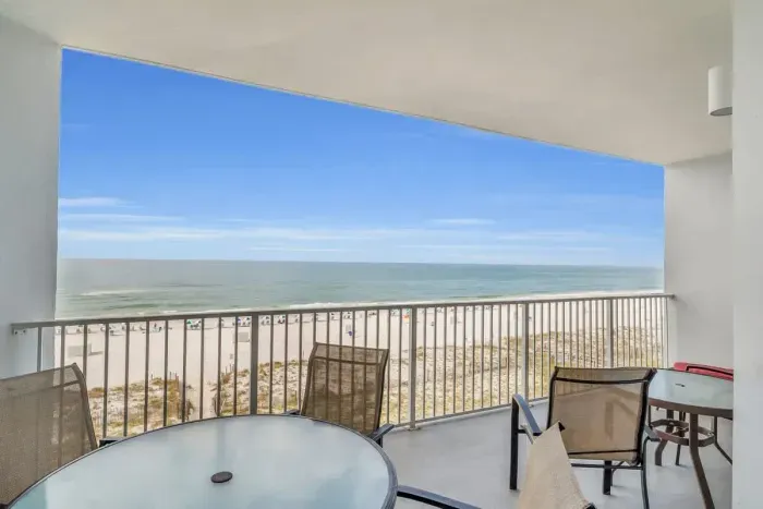 Balcony View with Seating