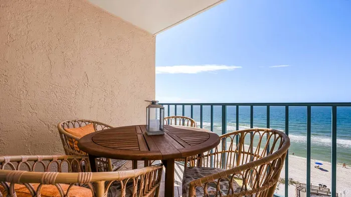 Balcony with Gulf views