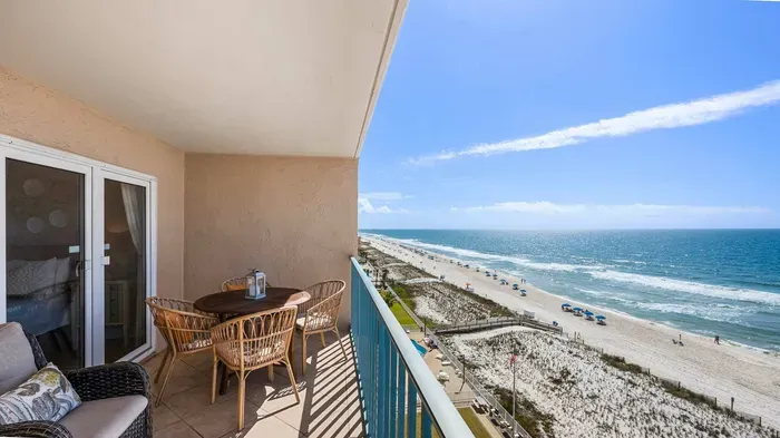 Balcony with Gulf views