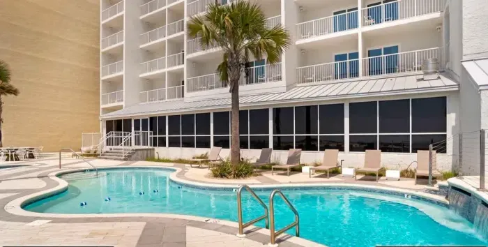 Outdoor pool at The Best Western