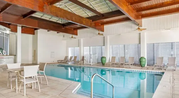 Indoor pool at The Best Western