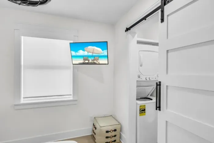 Laundry area attched to guest bunk room