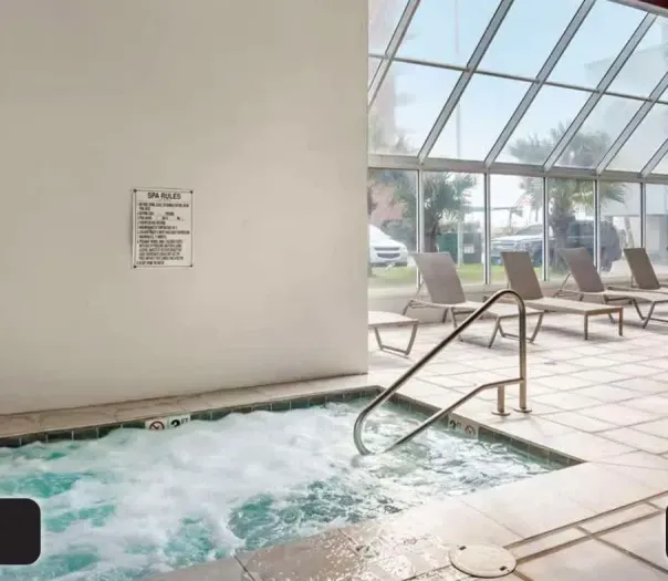 Indoor hot tub at The Best Western