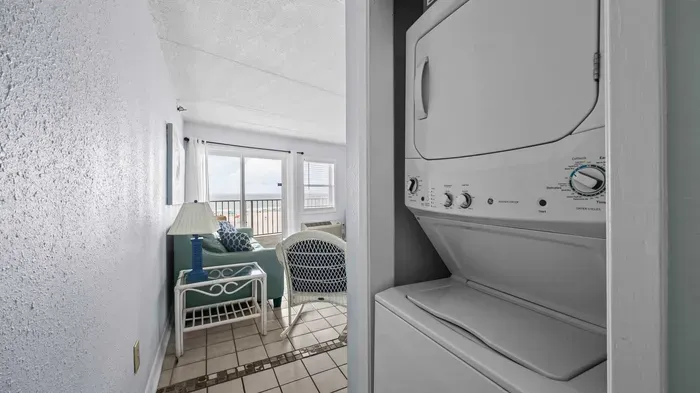 In unit washer and dryer