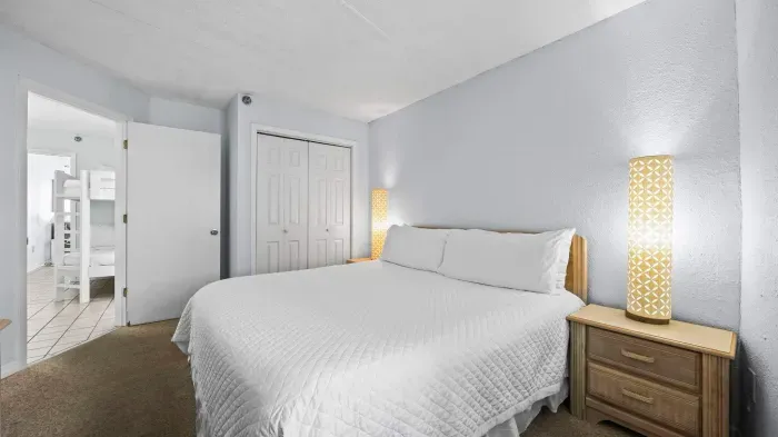 Primary bedroom off main hall