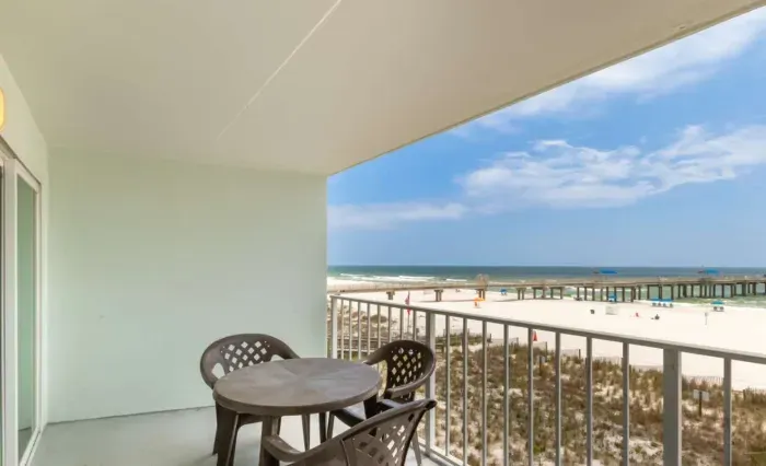Private balcony with Gulf views
