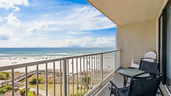 Private balcony with Gulf view