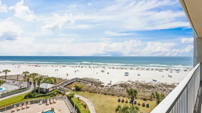 View from private balcony