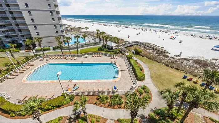 View looking out from balcony